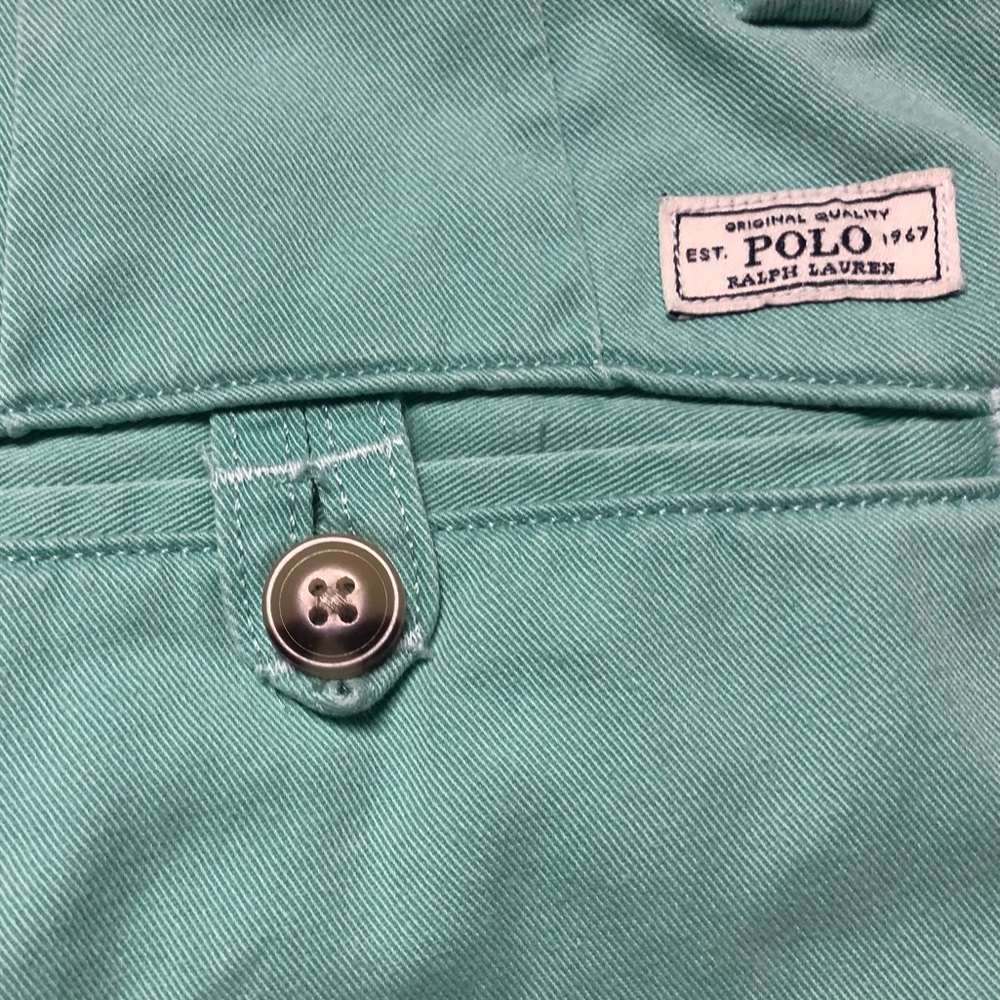Men Ralph Lauren seafoam green Chino pants 31/30